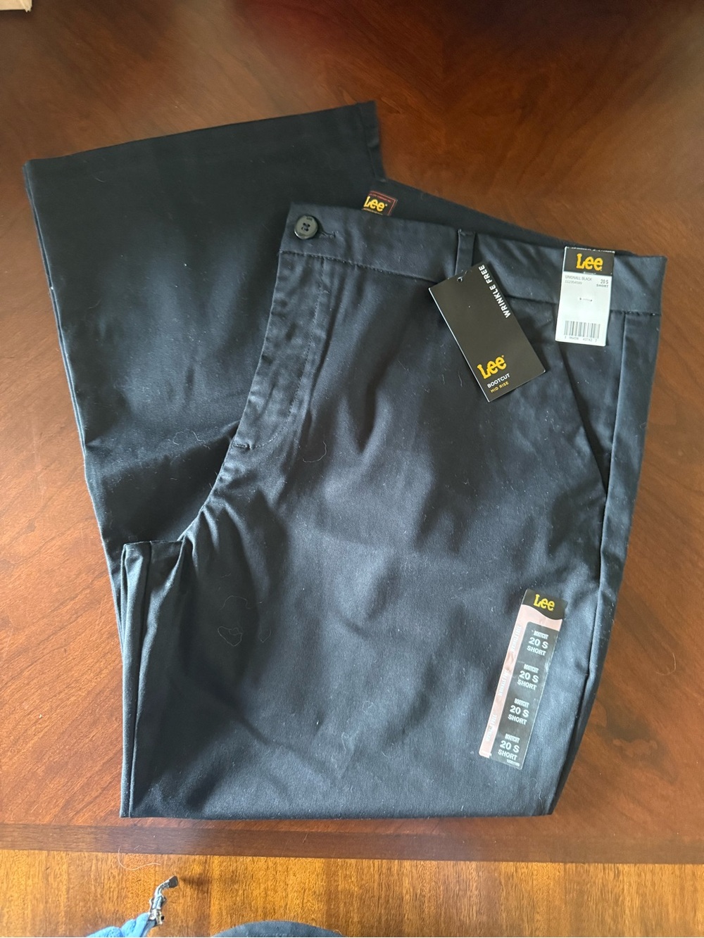 Lee Women's Bootcut Mid-Rise Khaki Black Pants - Women's Size 20 Short